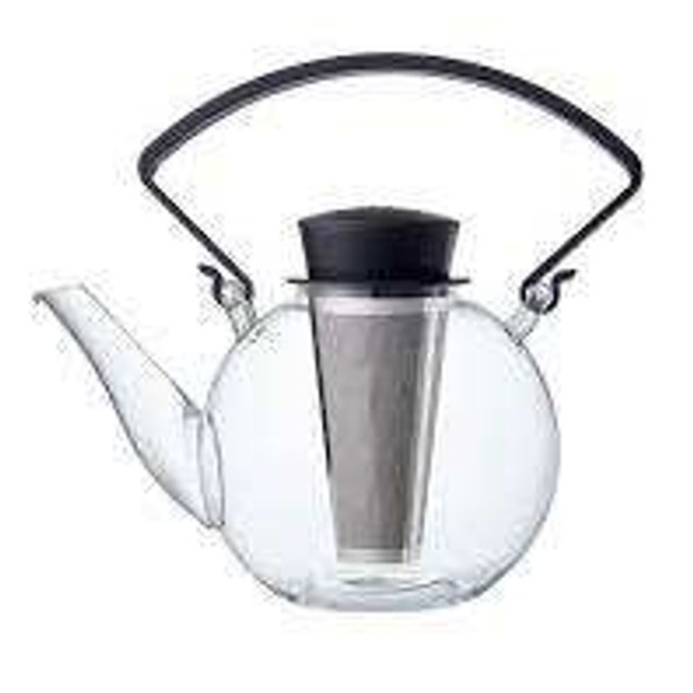 Qdo Tea 4 U Glass Teapot 1L Pernille Vea Design Borosilicate Stainless Infuser